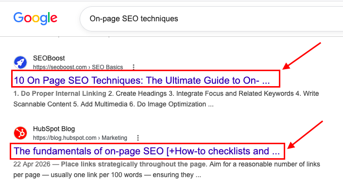 SEO Writing Tips | 11 Actionable Tips to Rank Higher in 2026 12 SEO Headlines cut off in Google SERP