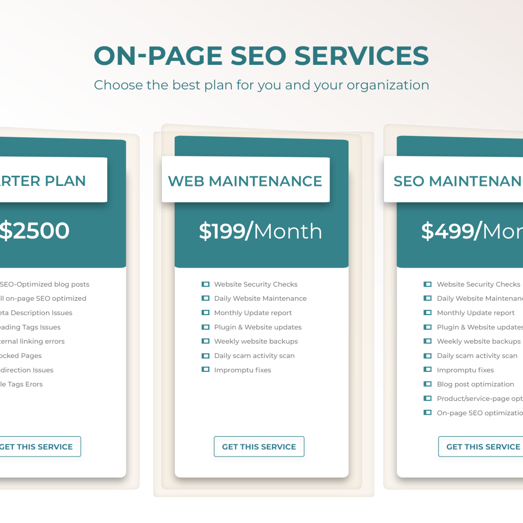 seo services pricing