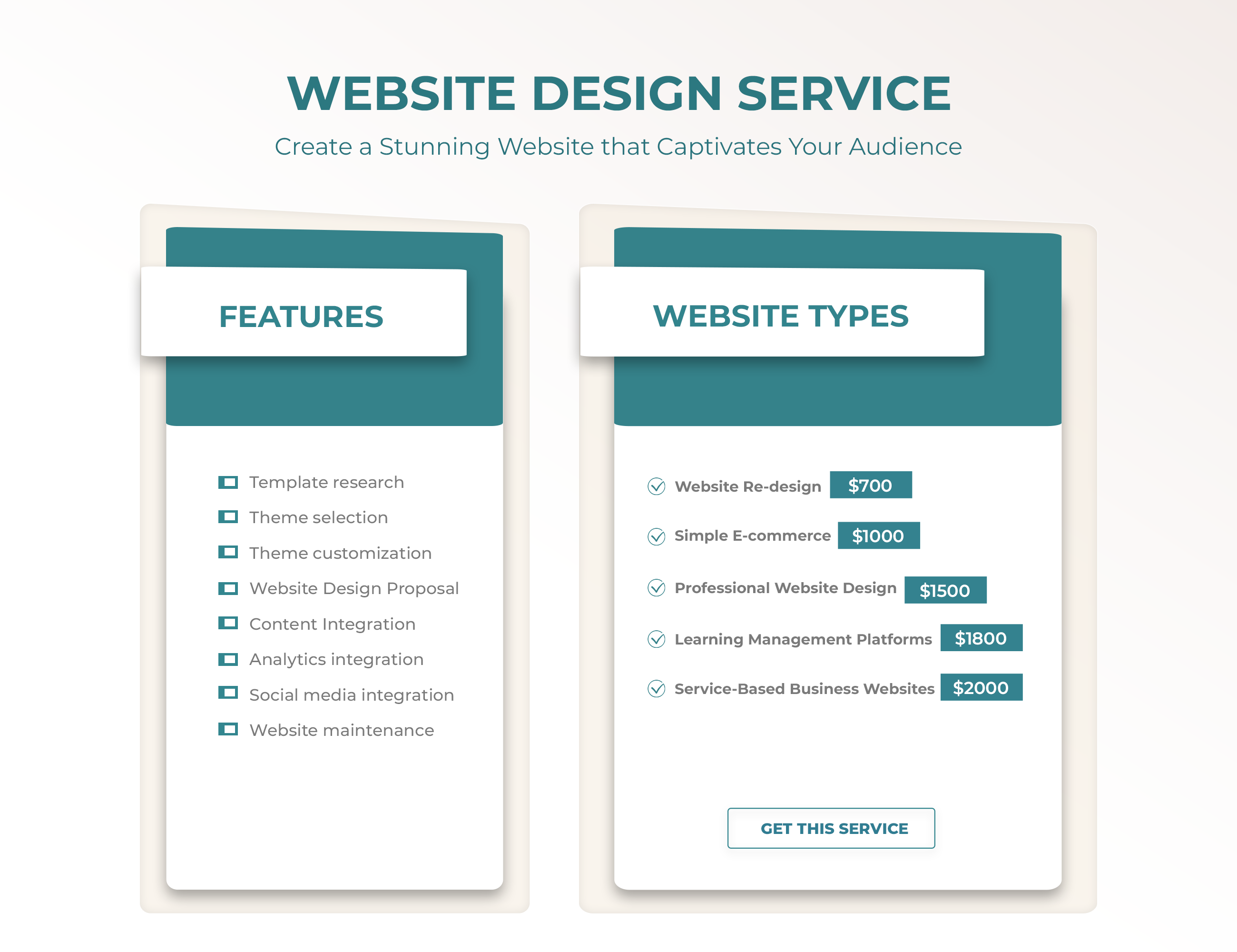 WEBSITE DESIGN SERVICE PACKAGESa_073519