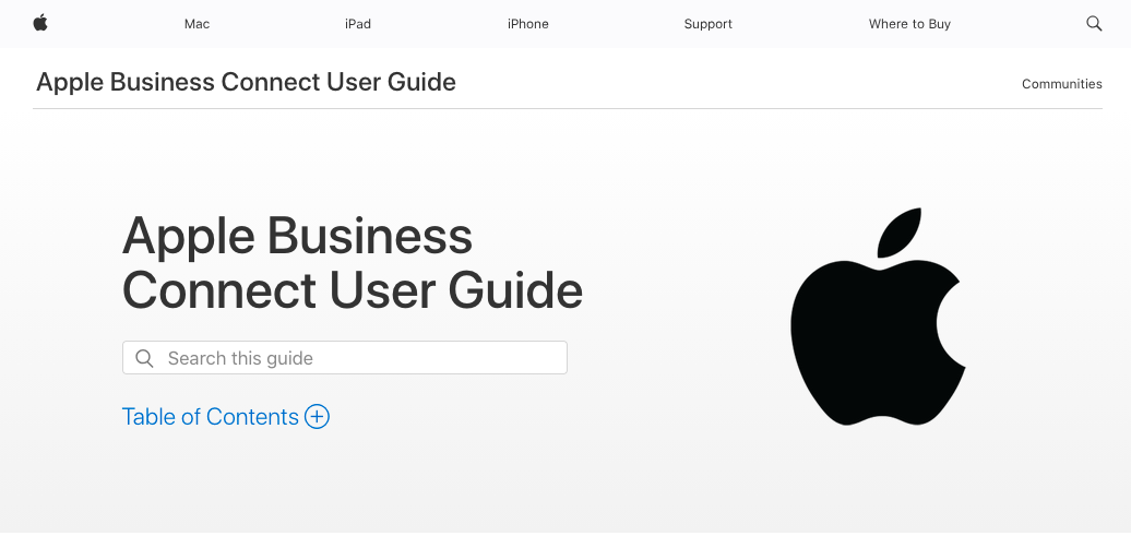 Apple-Business-Connect-homepage-screenshot