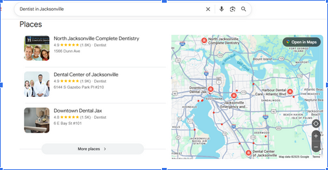 Dentist-in-Jacksonville-Search-result