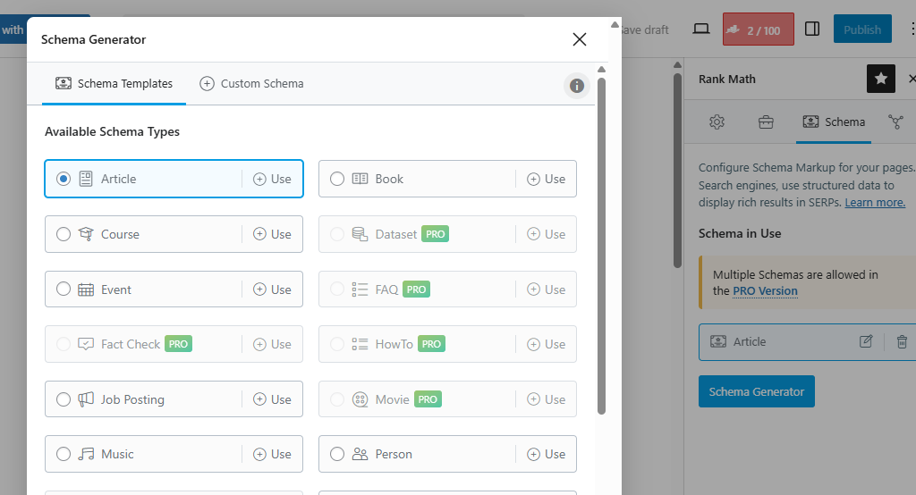 RankMath-Schema-Generator
