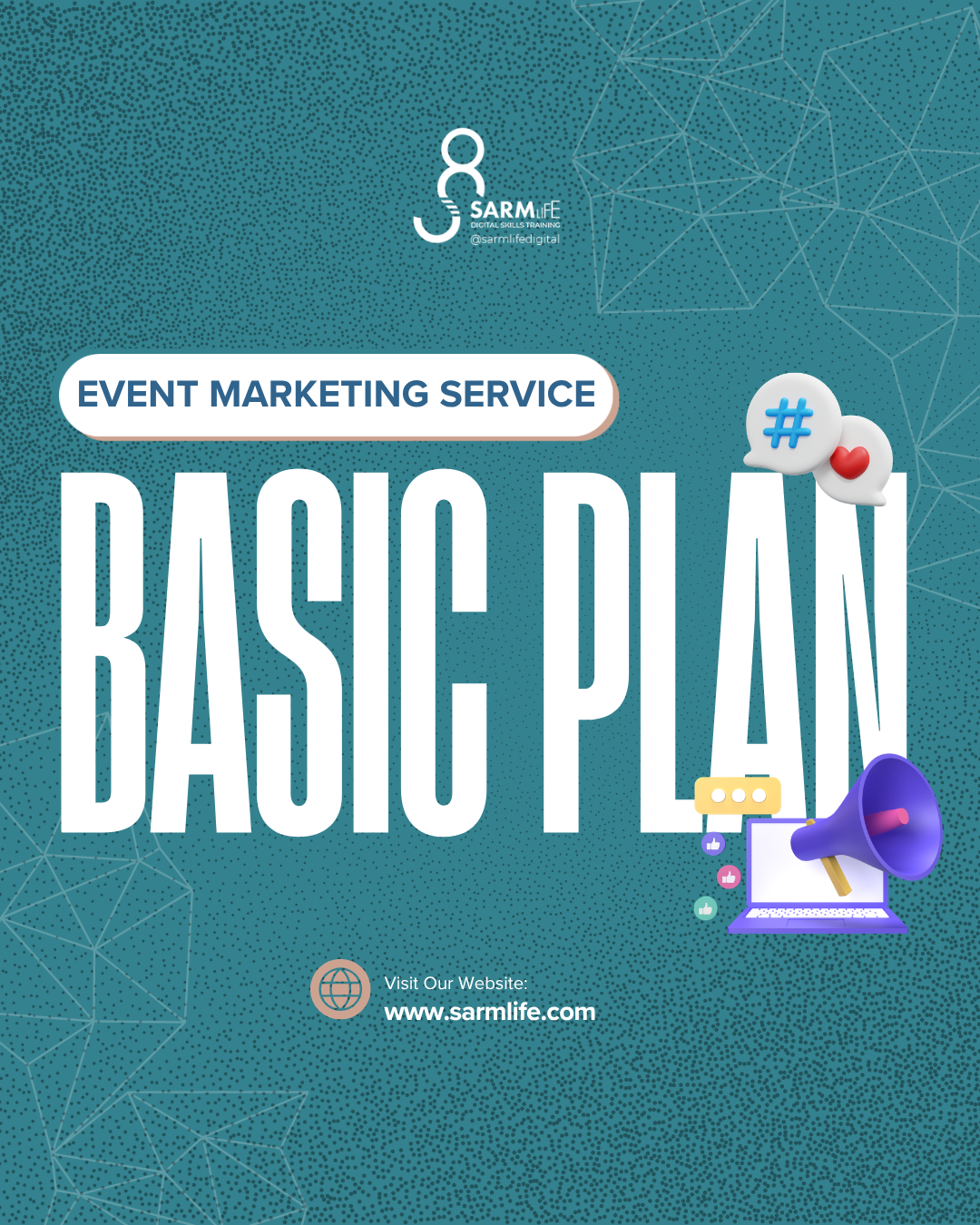 Event Marketing Service - BASIC PLAN 1 SARMLife-Event-Marketing-Service-Basic-Plan
