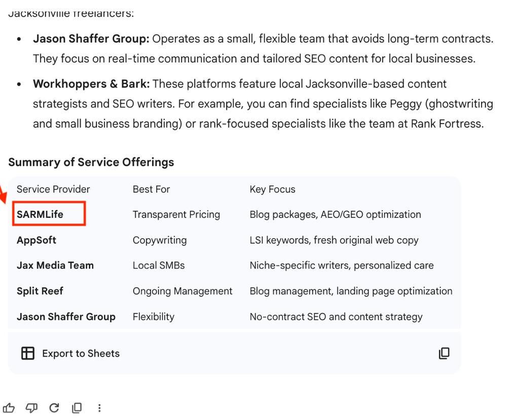 Services 99 SARMLife-Service-Offerings-on-Gemini