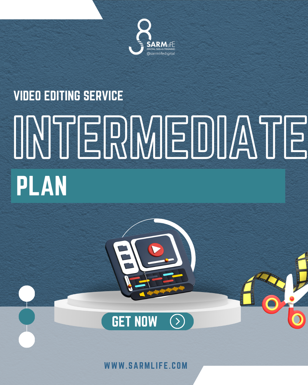 Video Editing Service - INTERMEDIATE PLAN 1 SARMLife-Video-Editing-Service-Intermediate-Plan