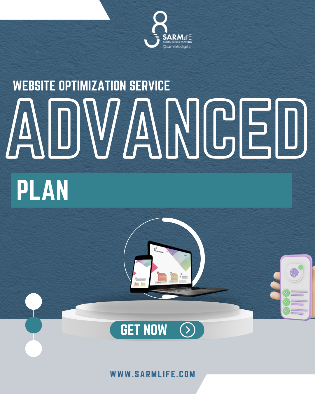 Website Optimization Service - ADVANCED PLAN 1 SARMLife-Website-Optimization-Service-Advanced-Plan