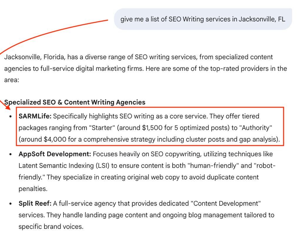 Services 97 SARMLife services on Gemini