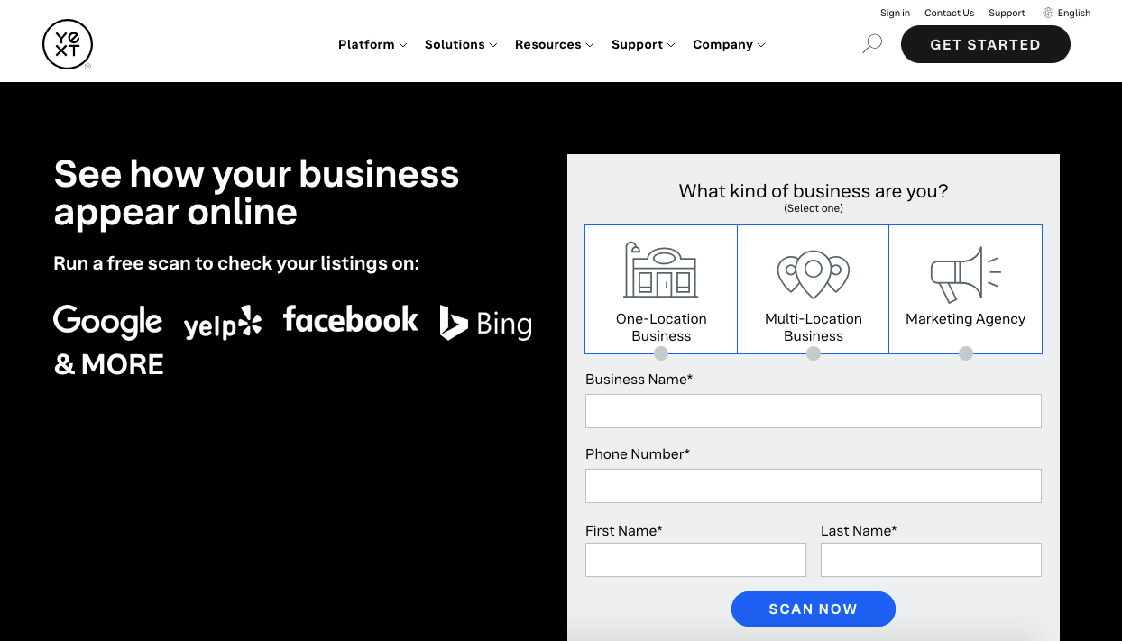 9 ESSENTIAL STEPS FOR GOOGLE BUSINESS PROFILE OPTIMIZATION (2026) 8 Yext Hompage